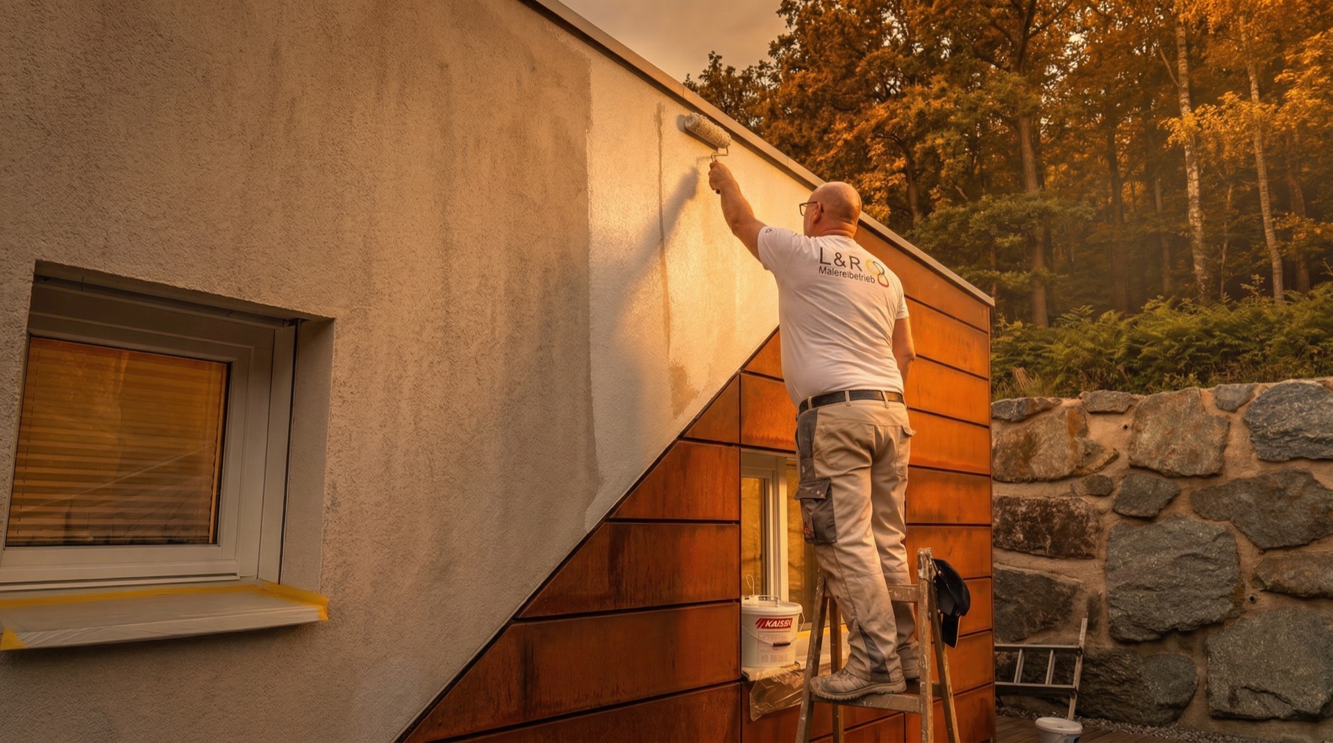 Anstrich Glasur Lackierung